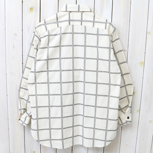 ENGINEERED GARMENTS : Work Shirt-CP Square Embroidery