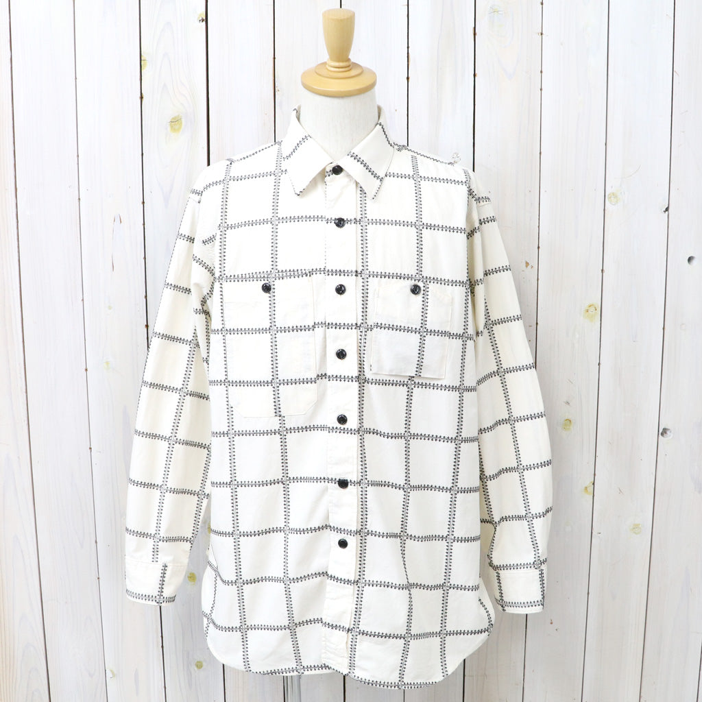 ENGINEERED GARMENTS : Work Shirt-CP Square Embroidery