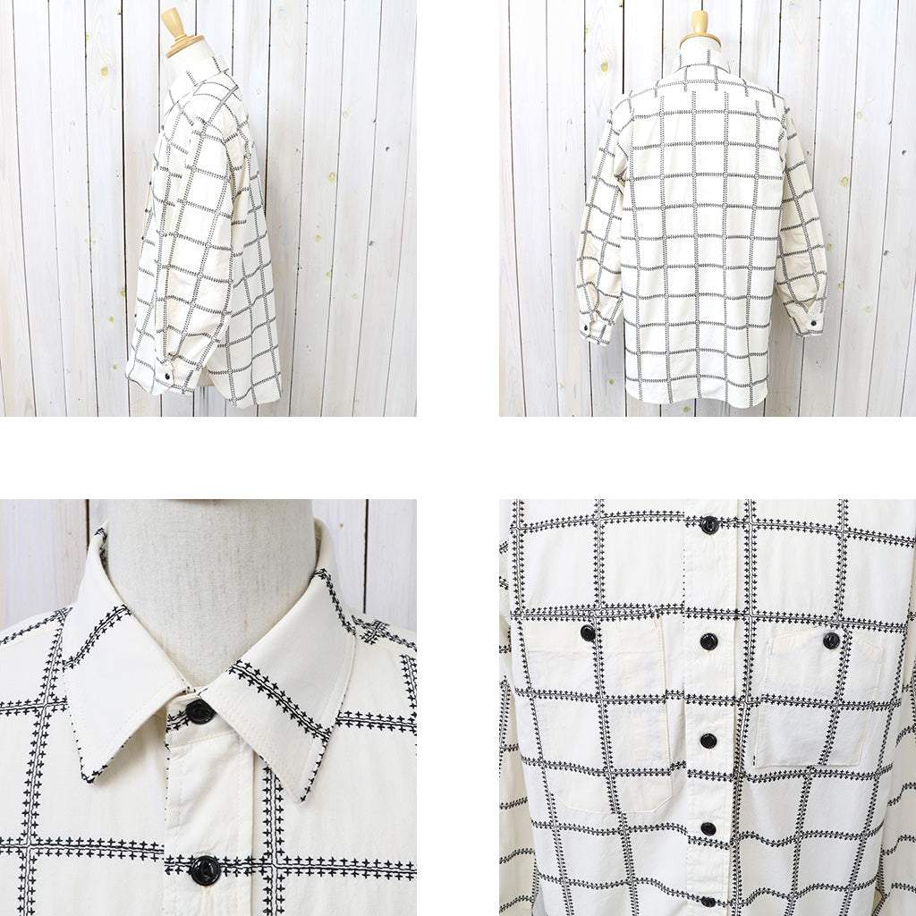 ENGINEERED GARMENTS : Work Shirt-CP Square Embroidery