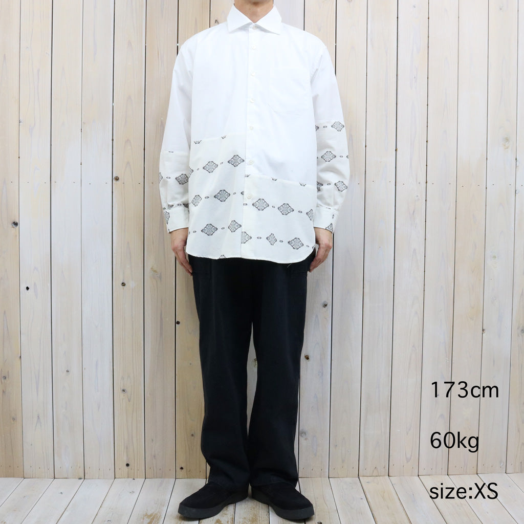 【SALE40%OFF】ENGINEERED GARMENTS : Combo Spread Collar Shirt-100'S 2Ply Broadcloth
