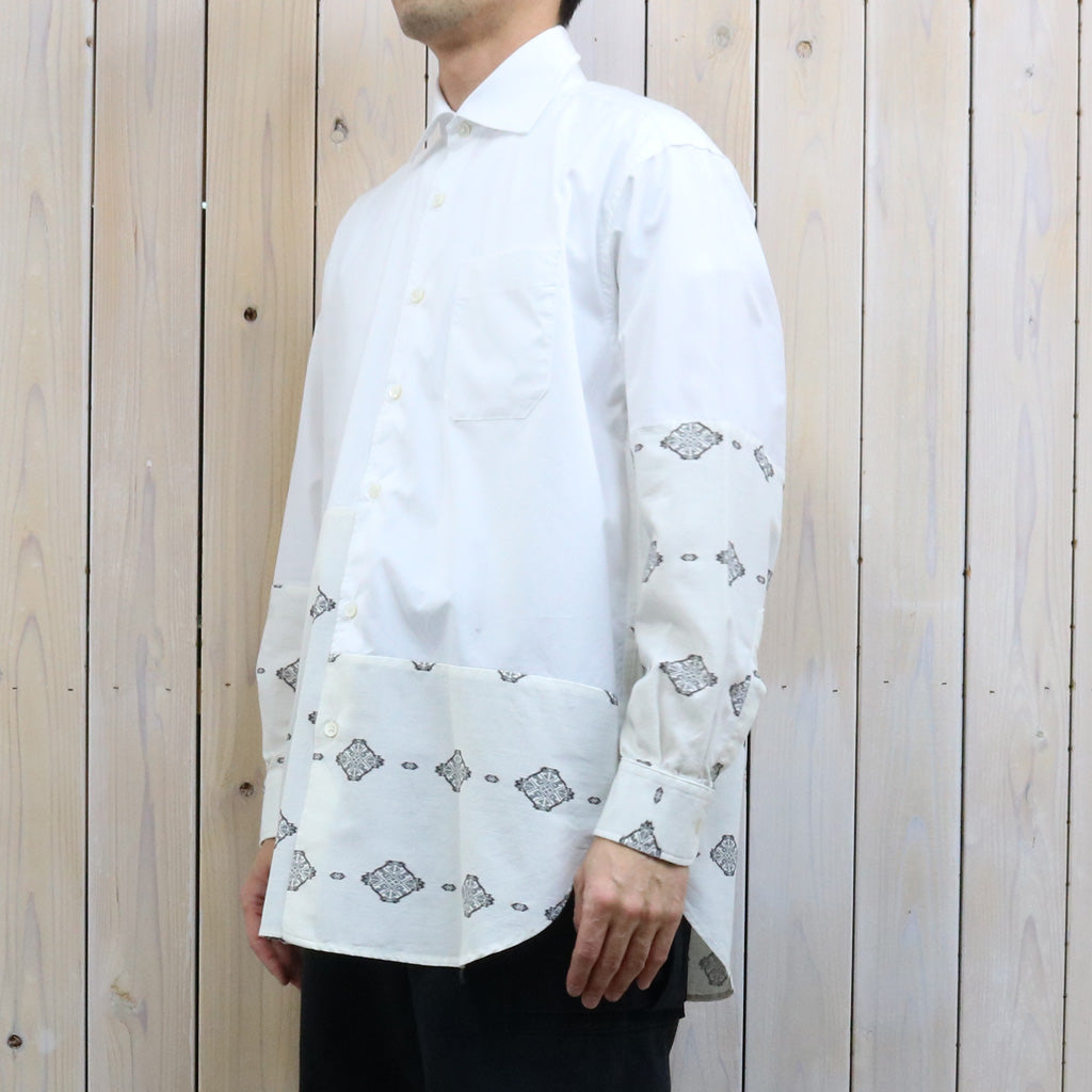 【SALE40%OFF】ENGINEERED GARMENTS : Combo Spread Collar Shirt-100'S 2Ply Broadcloth