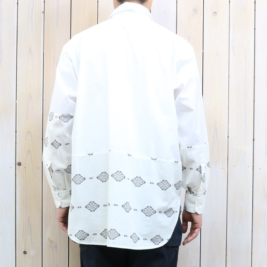 【SALE40%OFF】ENGINEERED GARMENTS : Combo Spread Collar Shirt-100'S 2Ply Broadcloth