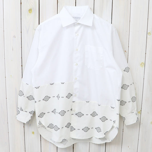 【SALE40%OFF】ENGINEERED GARMENTS : Combo Spread Collar Shirt-100'S 2Ply Broadcloth