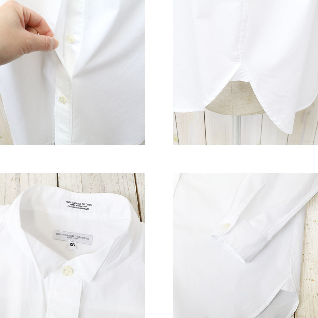 ENGINEERED GARMENTS : Wing Collar Shirt-100's 2Ply Broadcloth