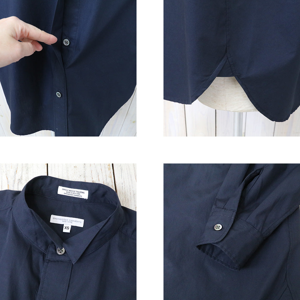 ENGINEERED GARMENTS : Wing Collar Shirt-Cotton Broadcloth