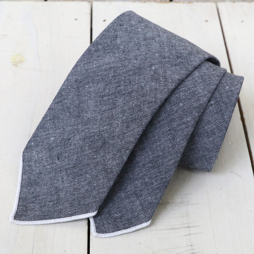 ENGINEERED GARMENTS : Narrow Tie-Cotton Chambray