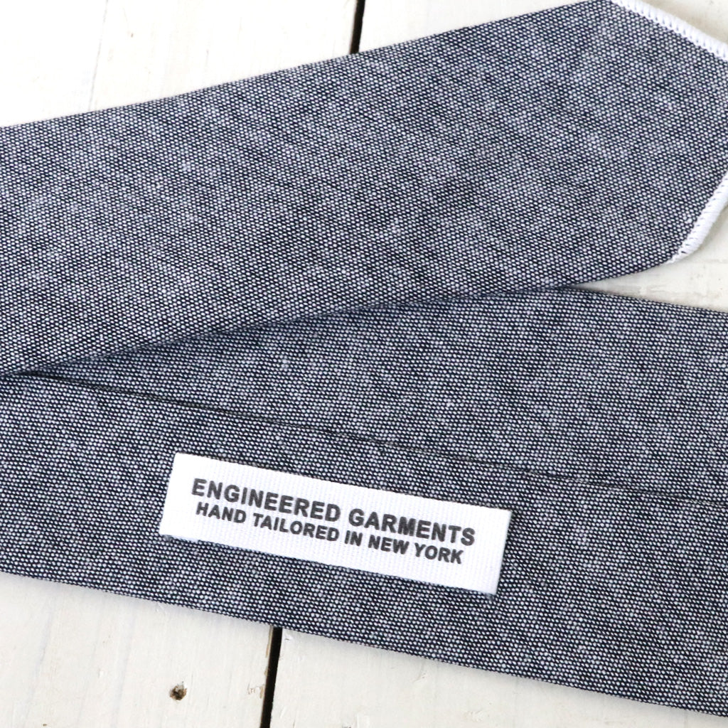 ENGINEERED GARMENTS : Narrow Tie-Cotton Chambray