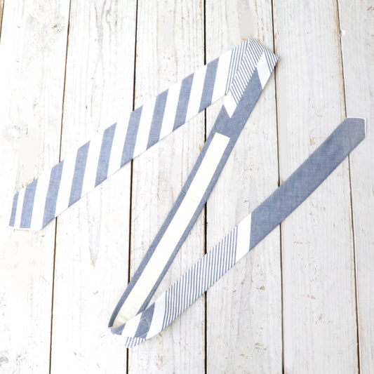 ENGINEERED GARMENTS : Narrow Tie-Stripe Cotton Chambray