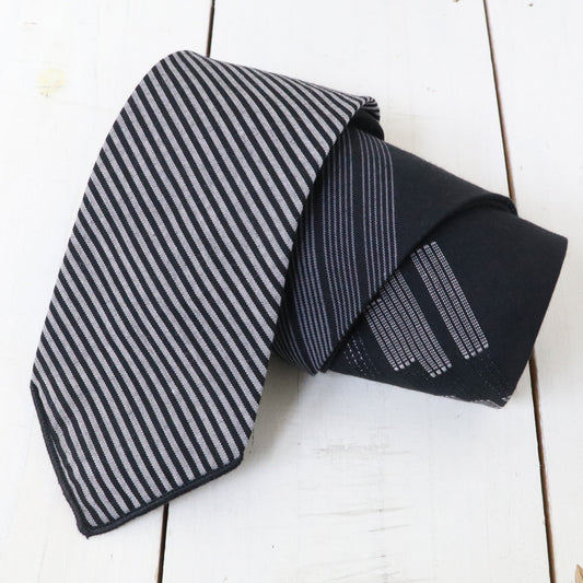 ENGINEERED GARMENTS : Narrow Tie-Multi Pattern Stripe Jacquard