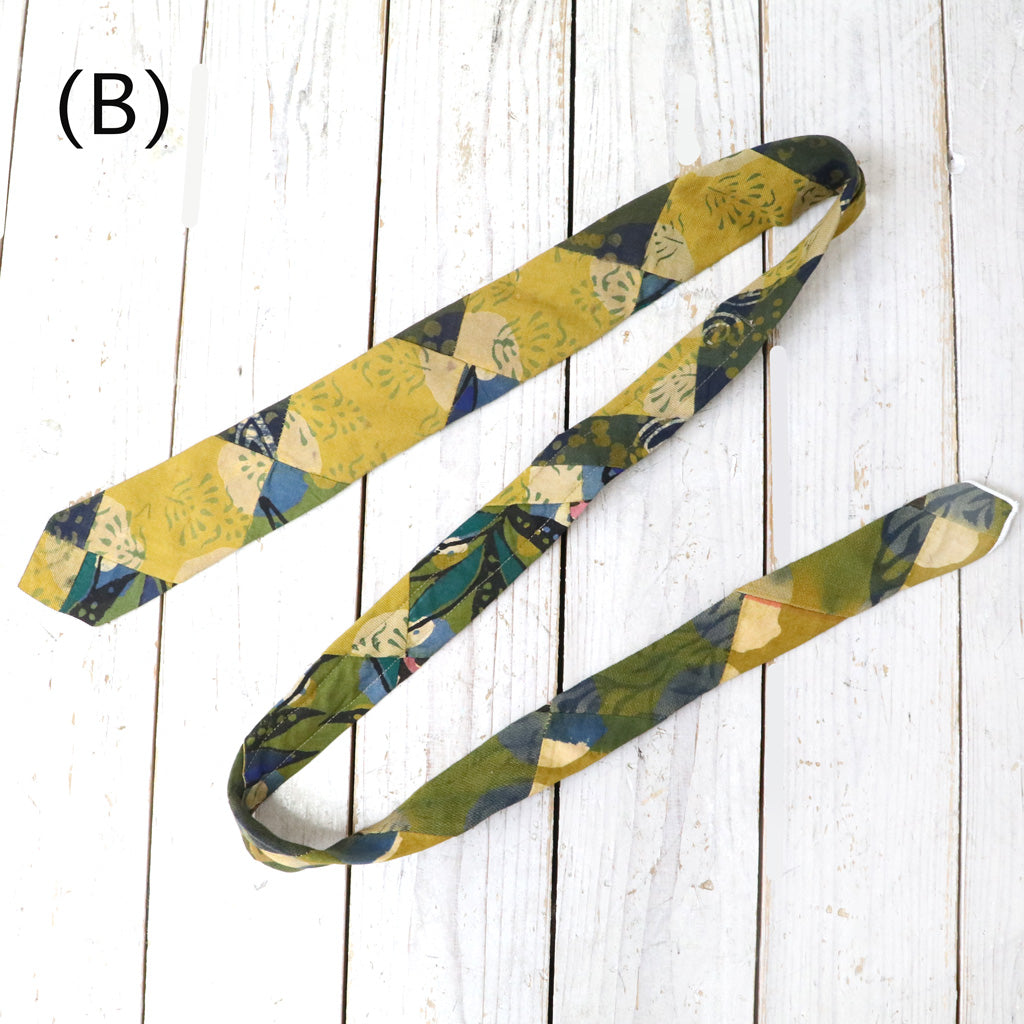 ENGINEERED GARMENTS : Narrow Tie-Cotton Multi Pattern Patchwork