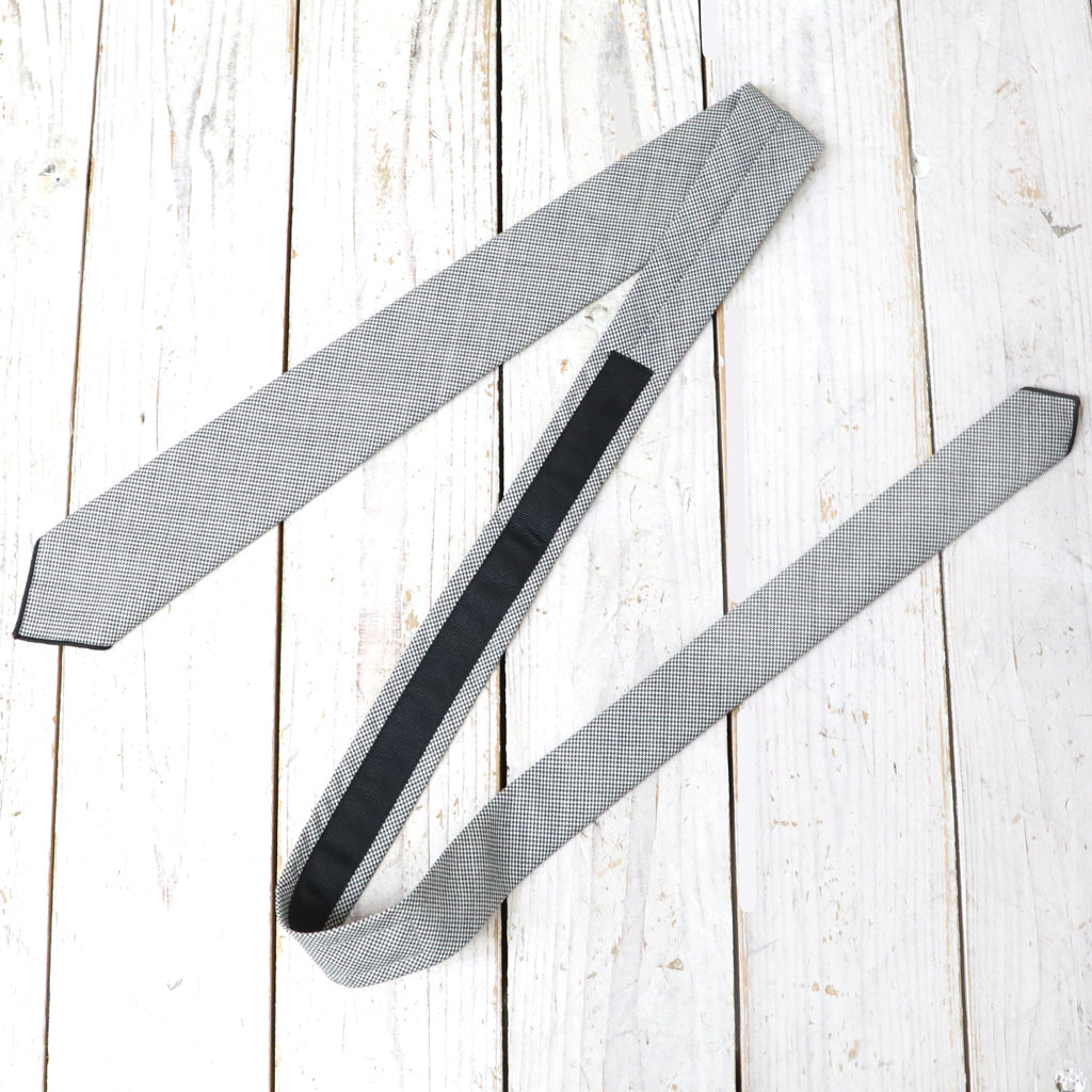 ENGINEERED GARMENTS : Narrow Tie-Micro Houndstooth Tropical Wool