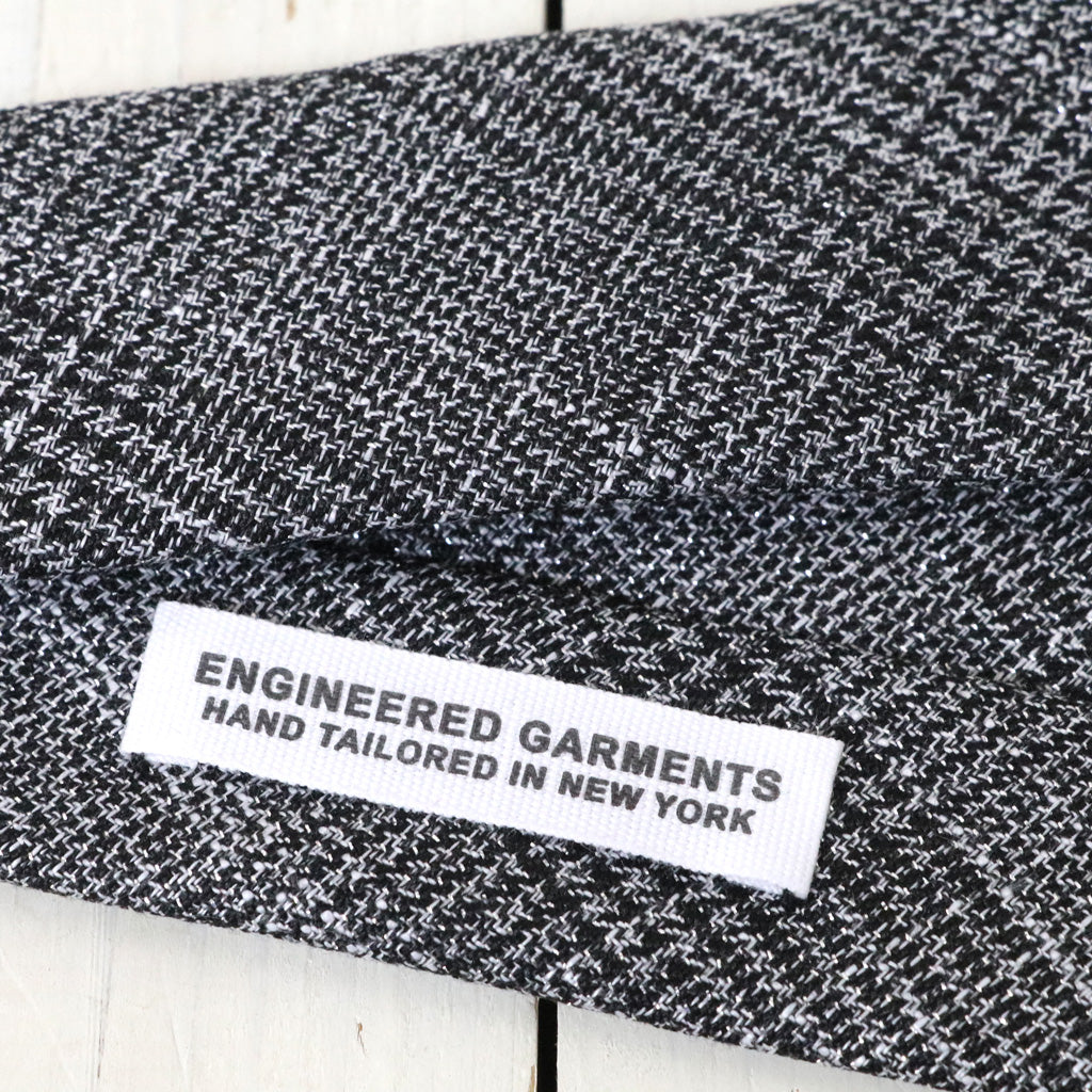 ENGINEERED GARMENTS : Narrow Tie-Polyester Lurex Glen Plaid