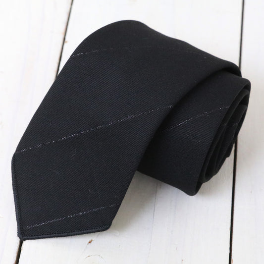 ENGINEERED GARMENTS : Narrow Tie-Polyester Lurex Stripe