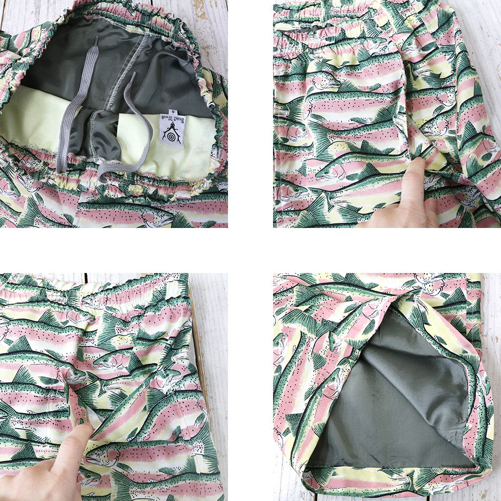 【SALE30%OFF】SOUTH2 WEST8 : String Short-Trout (Yellow)
