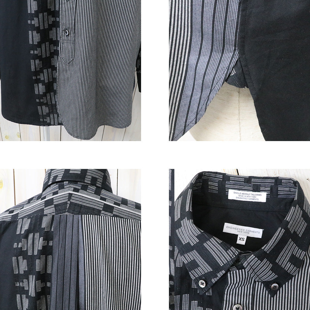 ENGINEERED GARMENTS : 19 Century BD Shirt-Multi Pattern Stripe Jacquard