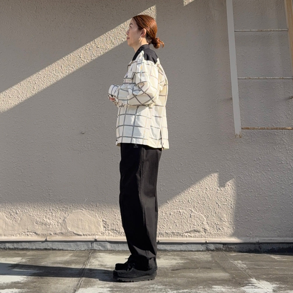 ENGINEERED GARMENTS : Bowling Shirt-CP Square Embroidery