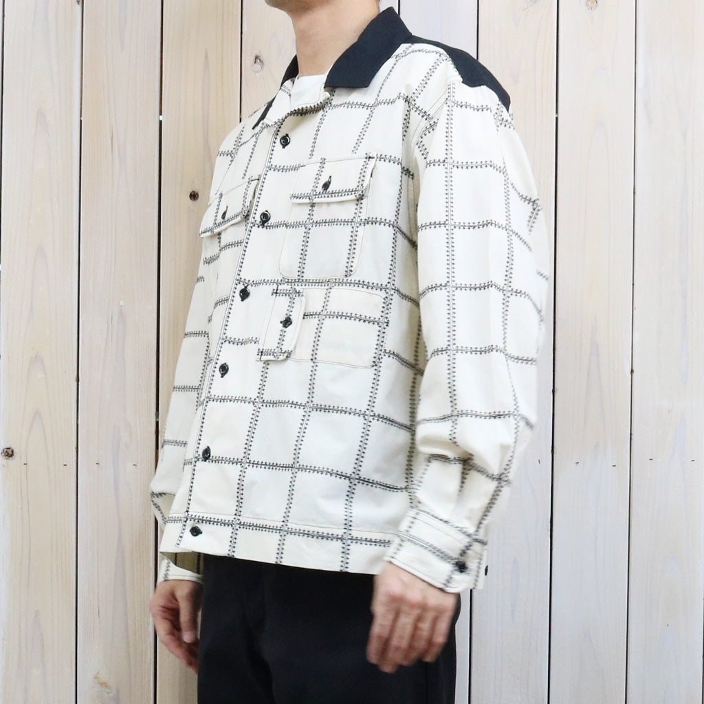 【SALE40%OFF】ENGINEERED GARMENTS : Bowling Shirt-CP Square Embroidery