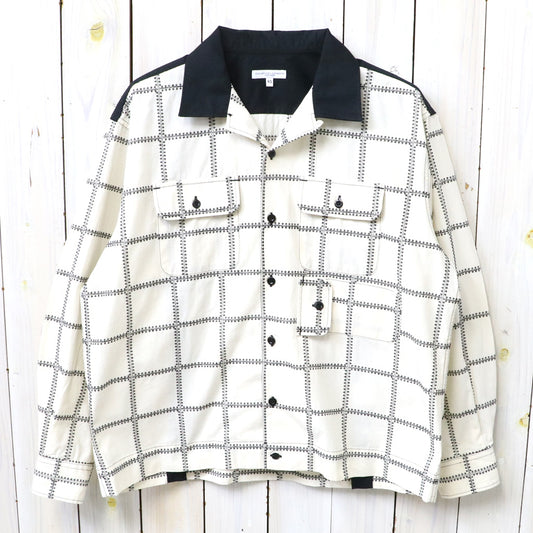 ENGINEERED GARMENTS : Bowling Shirt-CP Square Embroidery