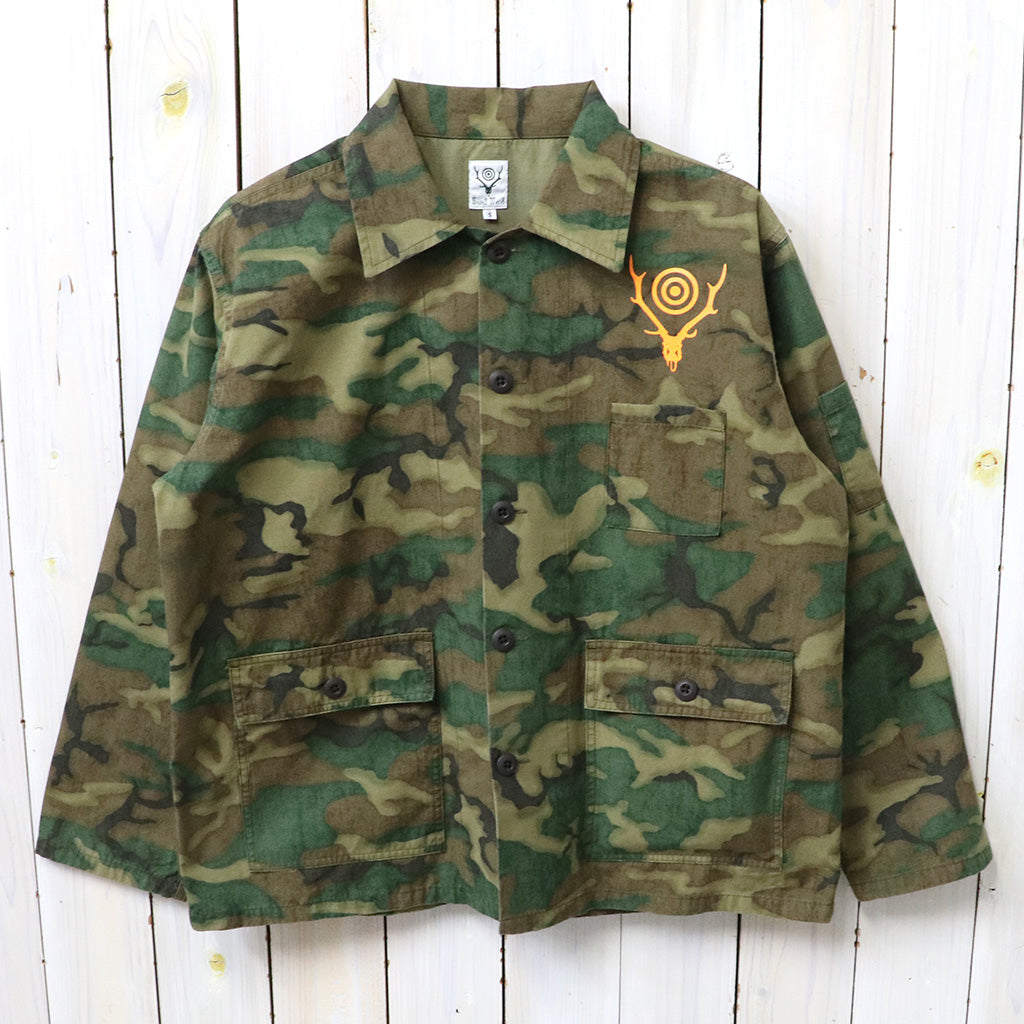 SOUTH2 WEST8 : Ranger Shirt-Cotton Ripstop/Camo (Olive)