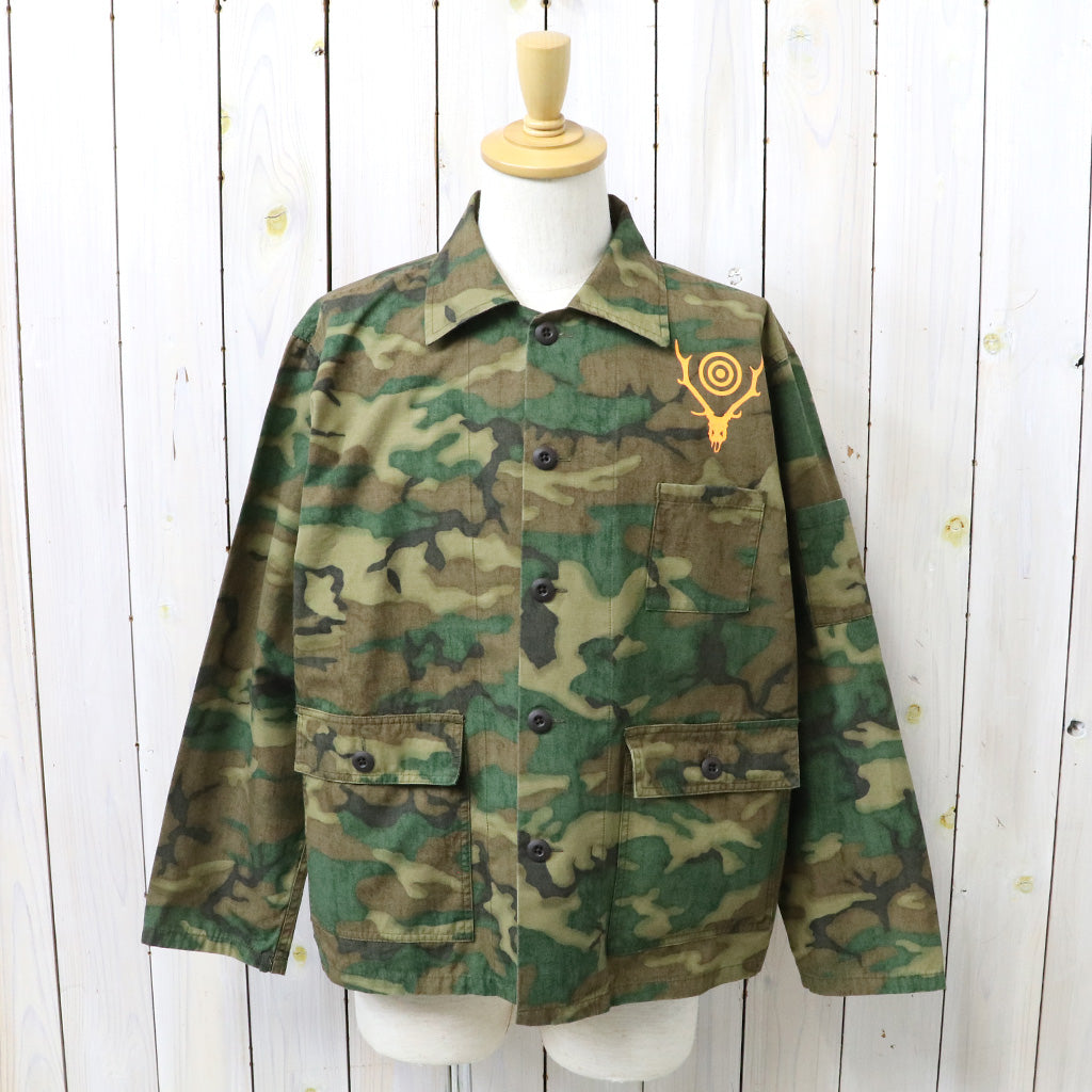 SOUTH2 WEST8 : Ranger Shirt-Cotton Ripstop/Camo (Olive)