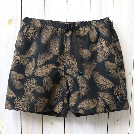 SOUTH2 WEST8 : Belted Short-Poly Twill/Printed (Black)