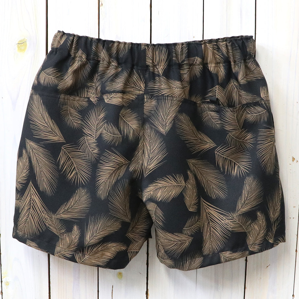 SOUTH2 WEST8 : Belted Short-Poly Twill/Printed (Black)