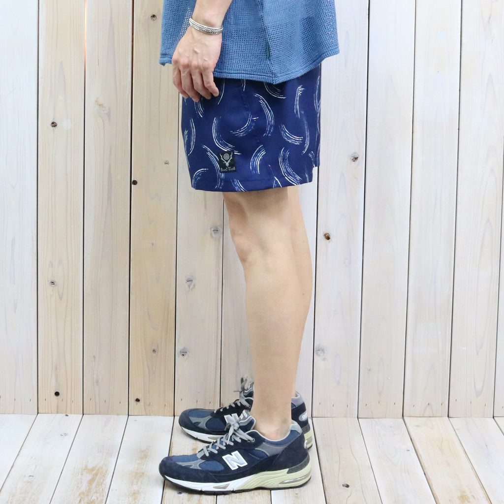 【SALE30%OFF】SOUTH2 WEST8 : Belted Short-Poly Twill/Printed (Navy)