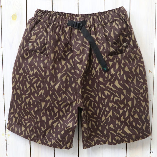 SOUTH2 WEST8 : Belted C.S. Short-Cotton Grosgrain/Printed (Brown)