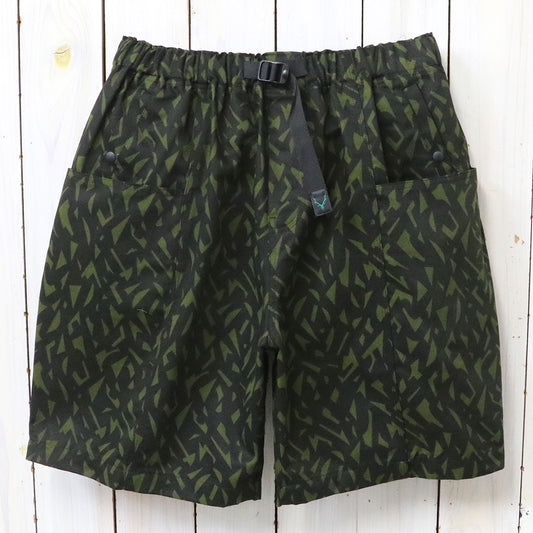 【SALE30%OFF】SOUTH2 WEST8 : Belted C.S. Short-Cotton Grosgrain/Printed (Olive)