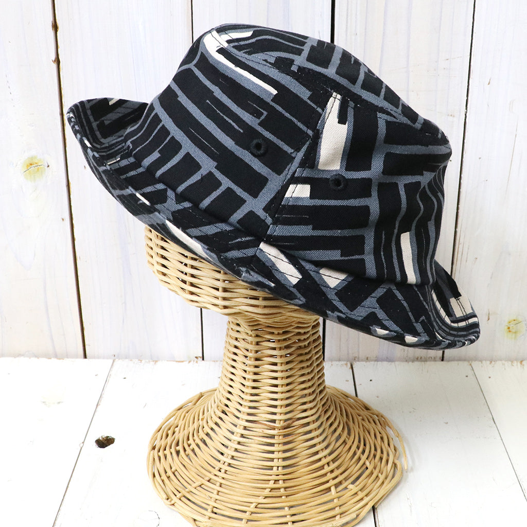 ENGINEERED GARMENTS : Porkpie Hat-CL Tile Print Canvas