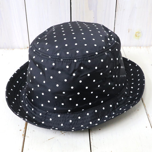 ENGINEERED GARMENTS : Porkpie Hat-Nylon Polka Dot Taffeta