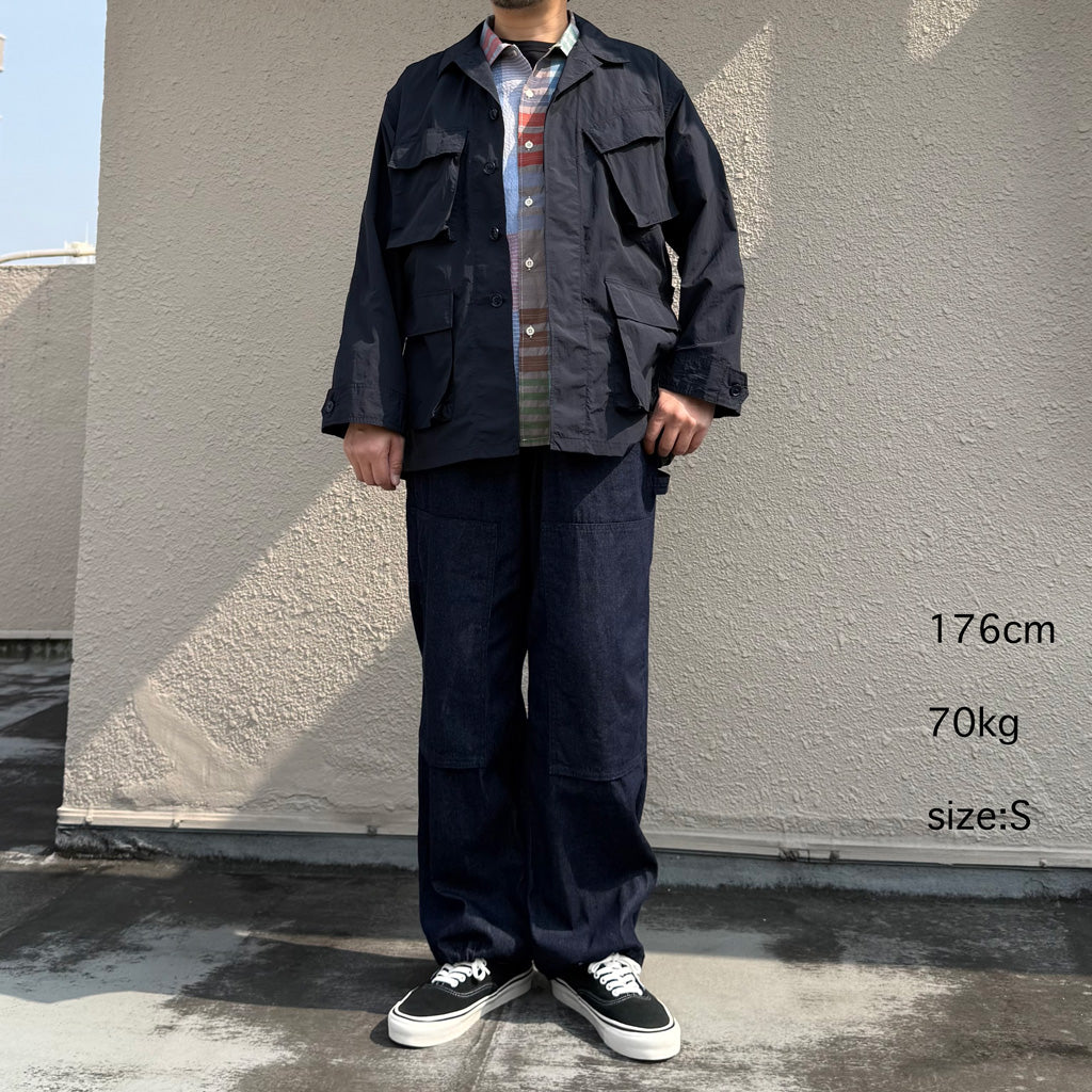 【SALE40%OFF】ENGINEERED GARMENTS : BDU Jacket-Polyester Taslan (Dk.Navy)