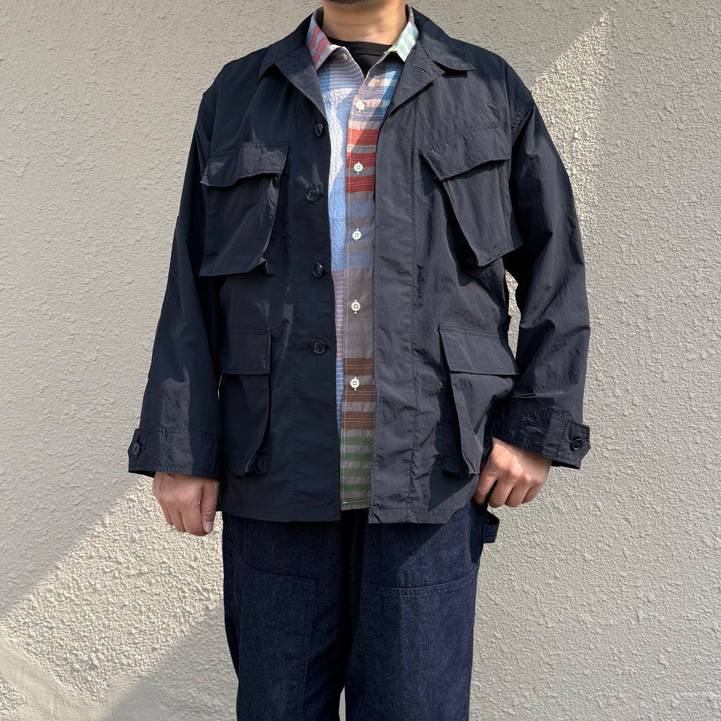 【SALE40%OFF】ENGINEERED GARMENTS : BDU Jacket-Polyester Taslan (Dk.Navy)