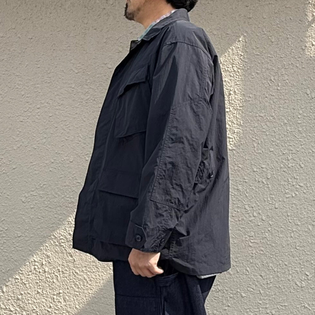【SALE40%OFF】ENGINEERED GARMENTS : BDU Jacket-Polyester Taslan (Dk.Navy)