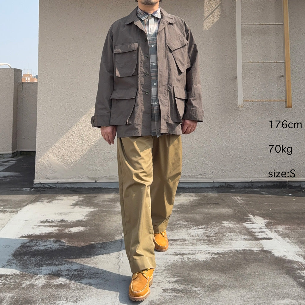 【SALE40%OFF】ENGINEERED GARMENTS : BDU Jacket-Polyester Taslan (Olive)