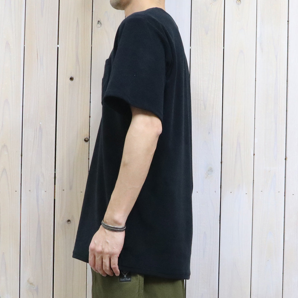【SALE30%OFF】SOUTH2 WEST8 : S/S Round Pocket Tee-C/Pe Pile (Black)