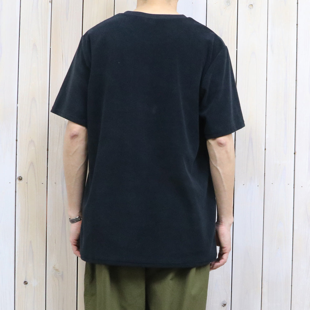【SALE30%OFF】SOUTH2 WEST8 : S/S Round Pocket Tee-C/Pe Pile (Black)