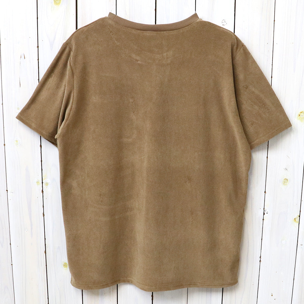 【SALE30%OFF】SOUTH2 WEST8 : S/S Round Pocket Tee-C/Pe Pile (Brown)