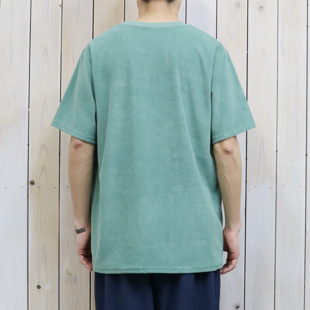 【SALE30%OFF】SOUTH2 WEST8 : S/S Round Pocket Tee-C/Pe Pile (Green)