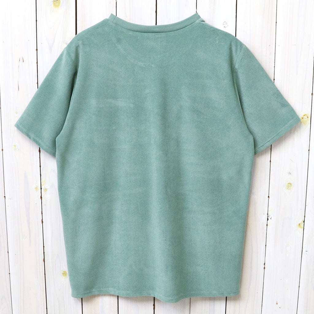 【SALE30%OFF】SOUTH2 WEST8 : S/S Round Pocket Tee-C/Pe Pile (Green)