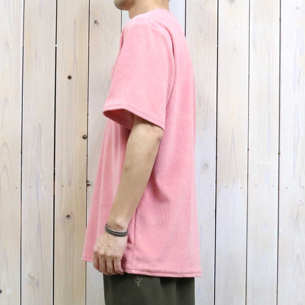 【SALE30%OFF】SOUTH2 WEST8 : S/S Round Pocket Tee-C/Pe Pile (Pink)