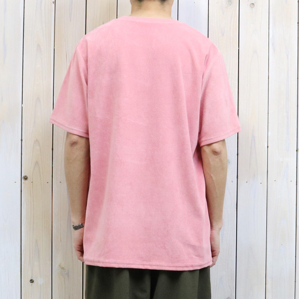 【SALE30%OFF】SOUTH2 WEST8 : S/S Round Pocket Tee-C/Pe Pile (Pink)