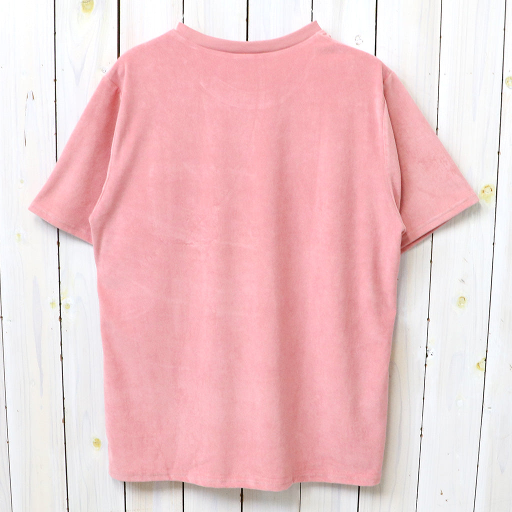 【SALE30%OFF】SOUTH2 WEST8 : S/S Round Pocket Tee-C/Pe Pile (Pink)