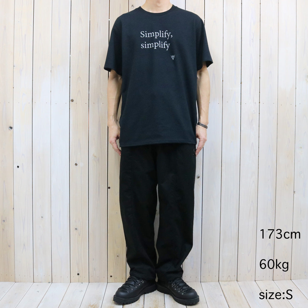 【SALE30%OFF】SOUTH2 WEST8 : S/S Crew Neck Tee-Simplify, simplify