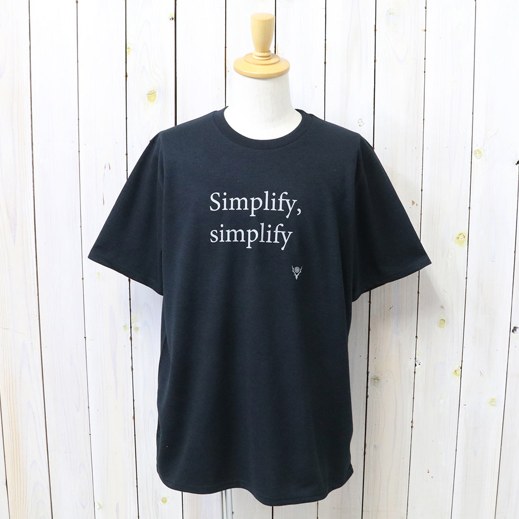 【SALE30%OFF】SOUTH2 WEST8 : S/S Crew Neck Tee-Simplify, simplify