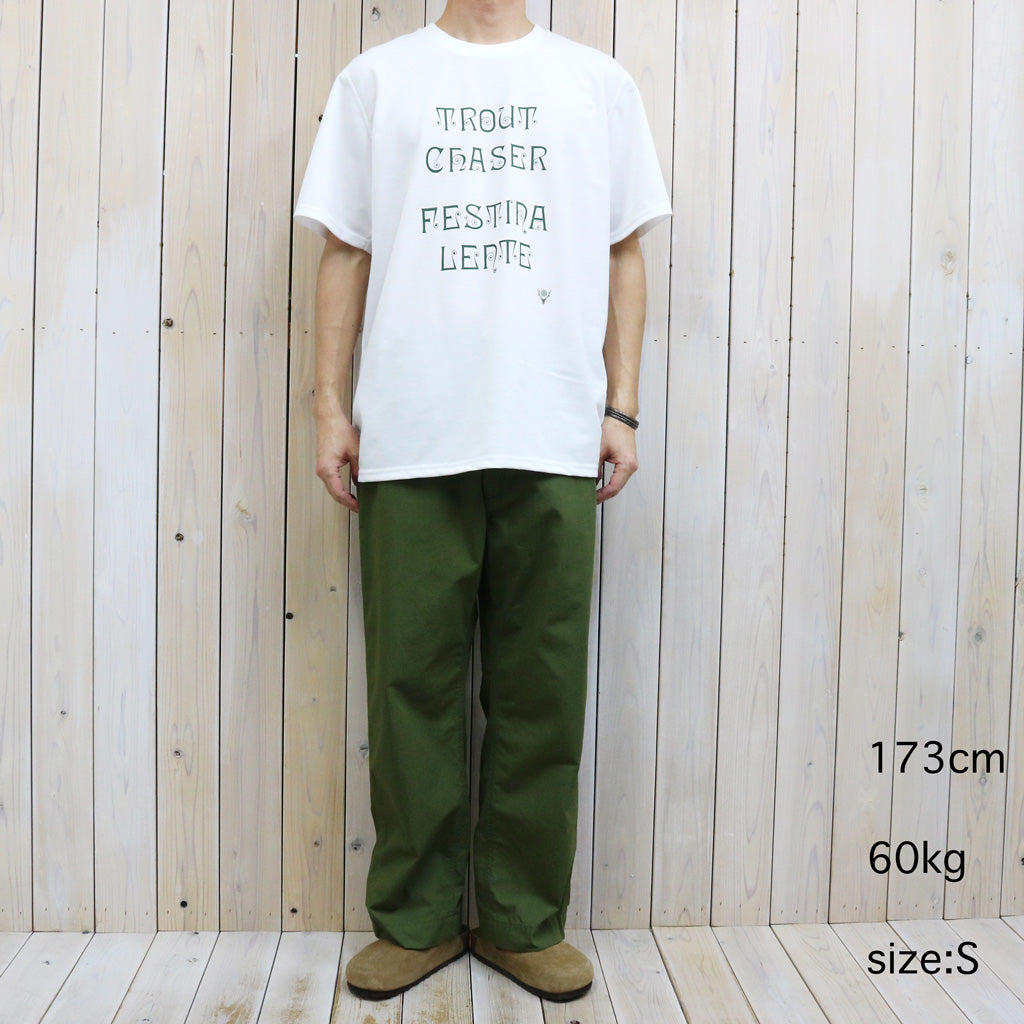 【SALE30%OFF】SOUTH2 WEST8 : S/S Crew Neck Tee-FESTINA LENTE