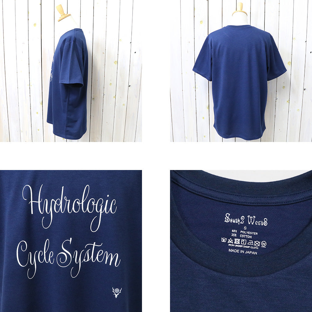 【SALE30%OFF】SOUTH2 WEST8 : S/S Crew Neck Tee-HYDROLOGIC CYCLE SYSTEM