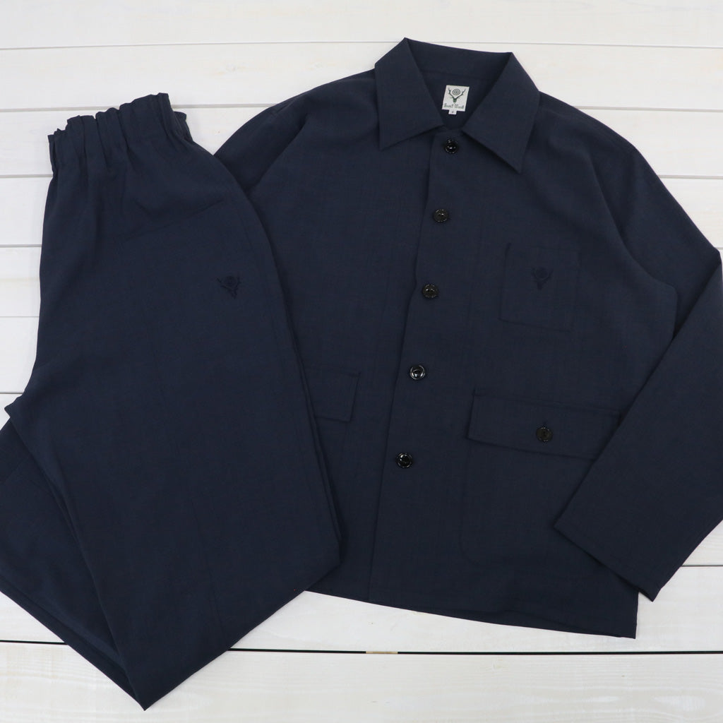 【SALE30%OFF】SOUTH2 WEST8 : Army String Pant-Poly Oxford (Navy)