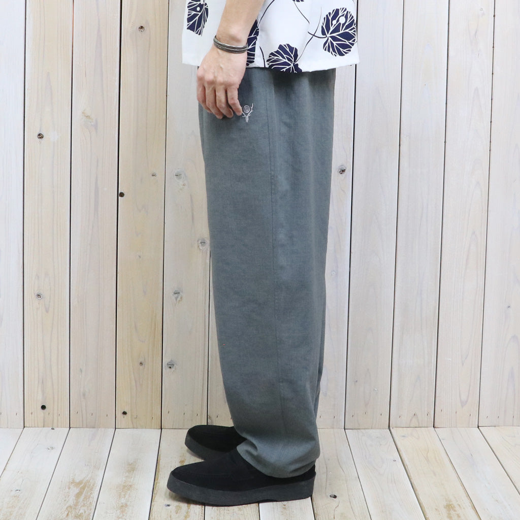 SOUTH2 WEST8 : Army String Pant-Poly Oxford (Grey)