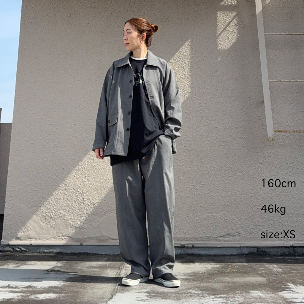 SOUTH2 WEST8 : Army String Pant-Poly Oxford (Grey)